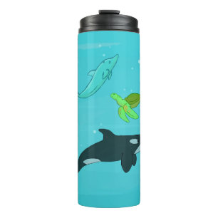 Sea Animals Thermal Tumbler