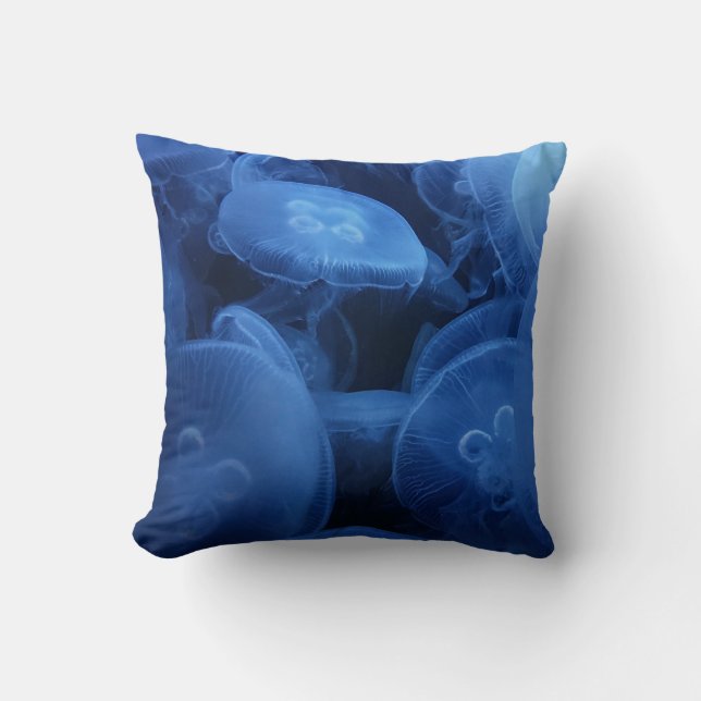 Sea Animals Throw Pillow (Front)