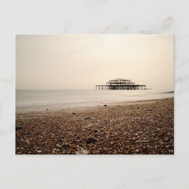 Sea at Brighton Beach Postcard (Front)