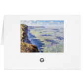 Sea at Fecamp, View from the Cliffs, 1881 Cards (Back Horizontal)