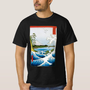 Sea at Satta in Suruga Province by Ando Hiroshige T-Shirt