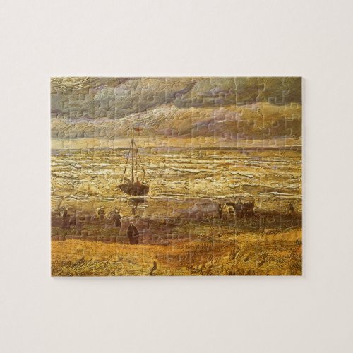Sea at Scheveningen by Vincent van Gogh Jigsaw Puzzle