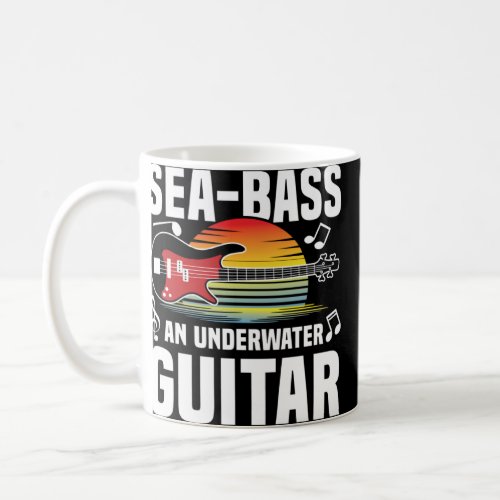 Sea Bass Guitar for a Guitarist  Coffee Mug