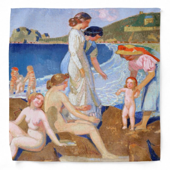 Sea Bathing, Maurice Denis Bandana (Front)