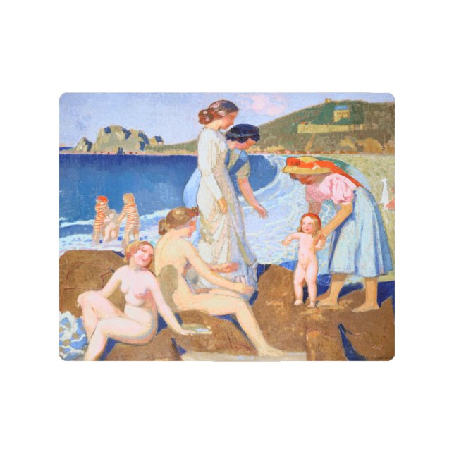 Sea Bathing, Maurice Denis Metal Print (Front)