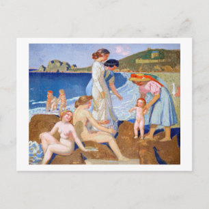 Sea Bathing, Maurice Denis Postcard