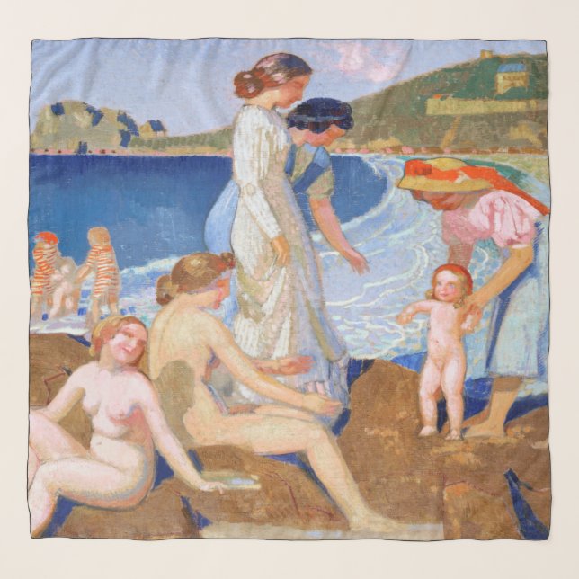 Sea Bathing, Maurice Denis Scarf (Front)
