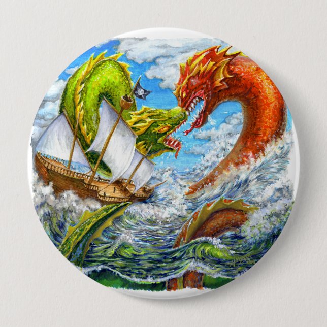 Sea Battle Button (Front)