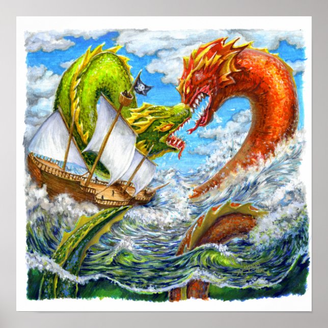 Sea Battle Poster (Front)