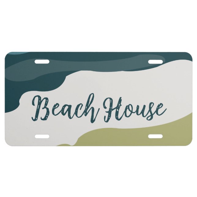 Sea Beach  License Plate (Front)