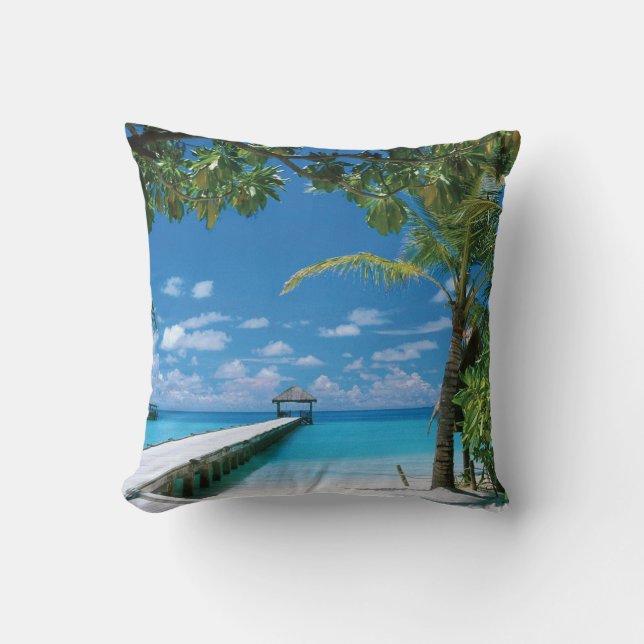 Sea Beach Ocean scene Pillow (Front)