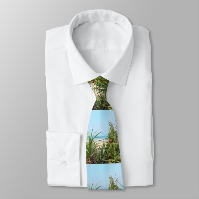 sea, beach, palm, nature, summer, tree, tropical, neck tie (Tied)