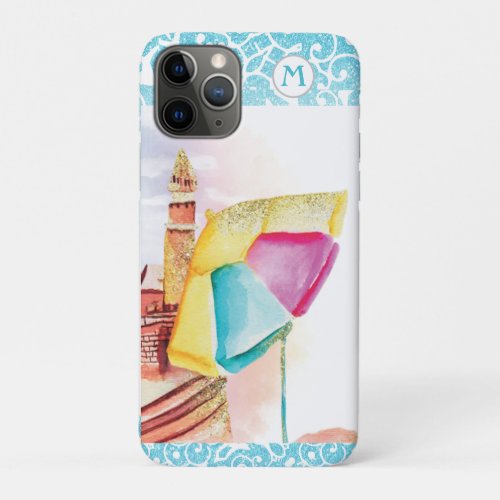  Sea Beach Umbrella Sand Castle iPhone 11 Pro Case