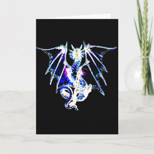 Sea Beast Dragon Greeting Card – Fantasy Ocean