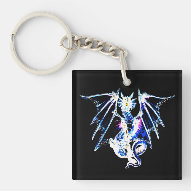 Sea Beast Dragon Ocean Monster Mythical Creature  Keychain (Front)