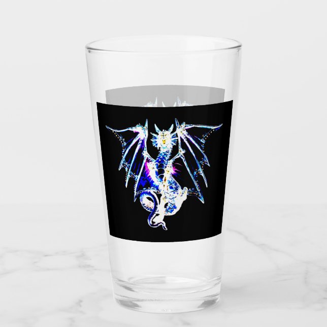Sea Beast Fantasy Dragon  Glass (Front)