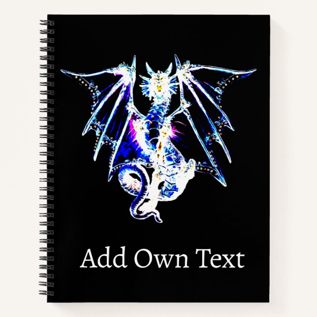 Sea Beast Fantasy Dragon Notebook (Front)