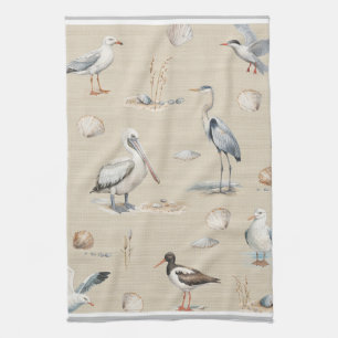 Sea Birds Kitchen Towel