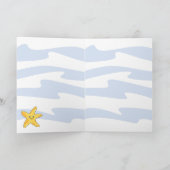 Sea Birthday Folded Greeting Card (Inside)