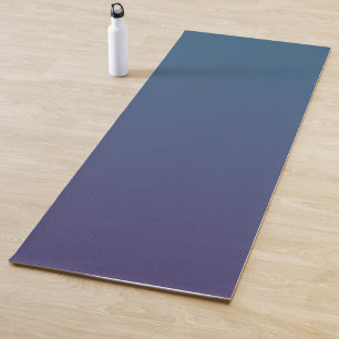 Sea blue gradient Color Yoga Mat