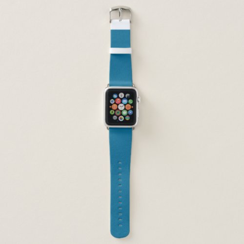 Sea Blue Solid Color Apple Watch Band