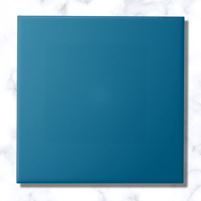 Sea Blue Solid Color Ceramic Tile (Creator Uploaded)