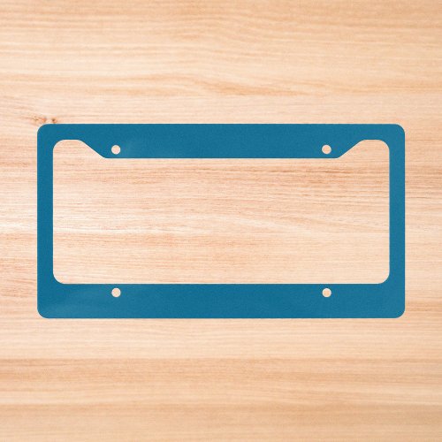 Sea Blue Solid Color License Plate Frame