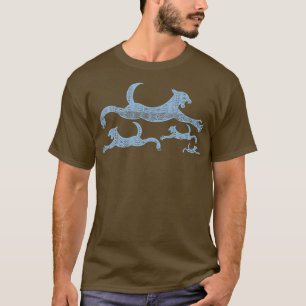 Sea Blue Wave Hawaiian Pattern Mythic Sea Lion T-Shirt