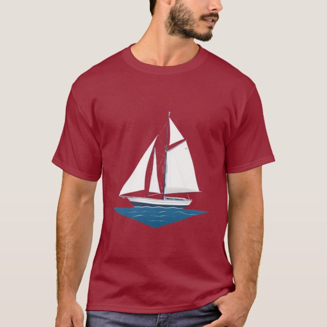 sea boat T-Shirt (Front)