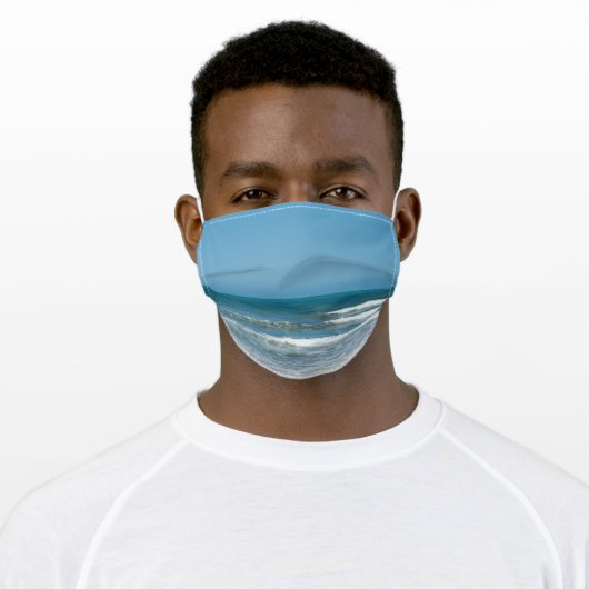 Sea Breeze Adult Cloth Face Mask (Worn)