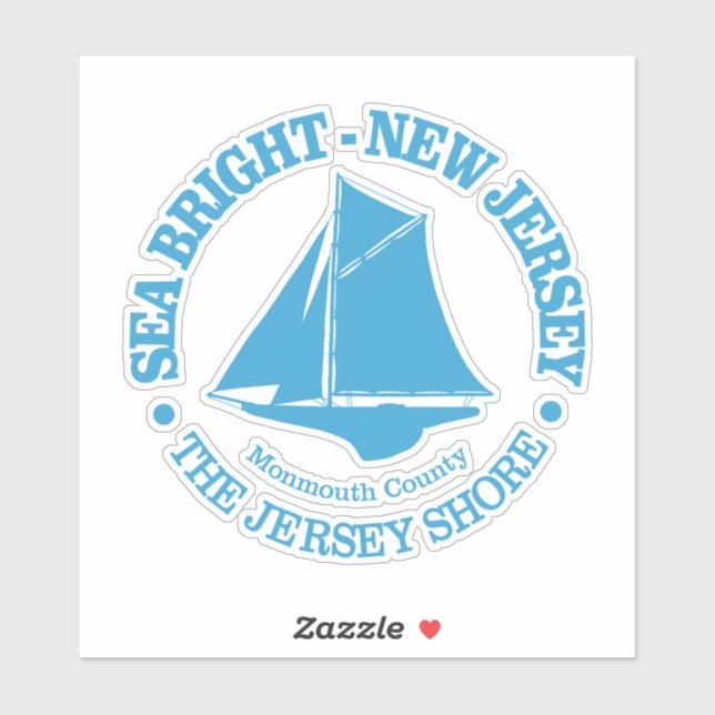 Sea Bright (sloop) Sticker (Sheet)