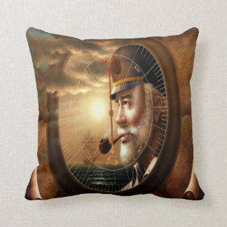 Sea Captain 1 Throw Pillow
