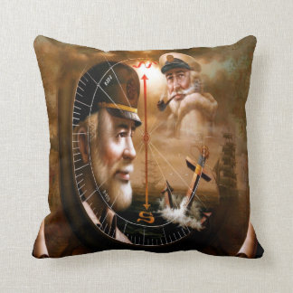 Sea Captain 3 Throw Pillow