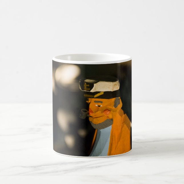 Sea Captain Black/White 11 oz Morphing Mug (Center)