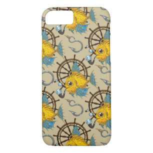 Sea Captain Fish Pattern iPhone 8/7 Case