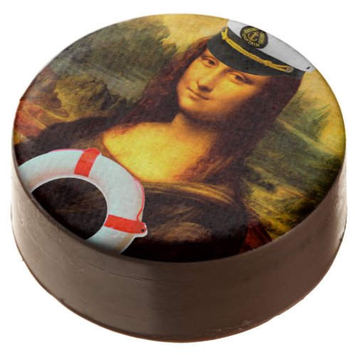 Sea Captain Mona Lisa Chocolate Dipped Oreo