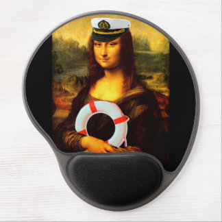 Sea Captain Mona Lisa Gel Mouse Pad