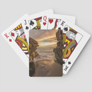 Sea cave at Windansea Beach Poker Cards