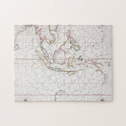 Sea chart East of India  Indonesia Jigsaw Puzzle