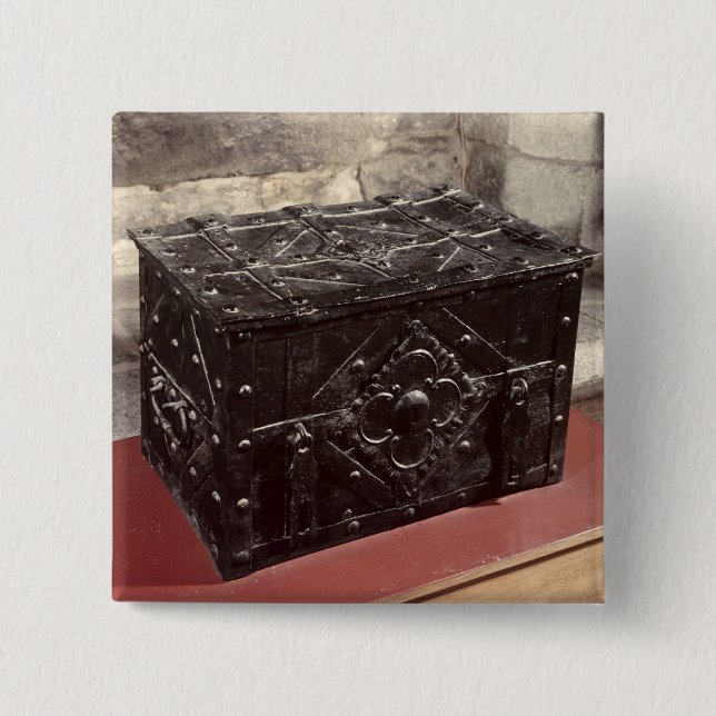 Sea chest, from Nuremberg Pinback Button (Front)