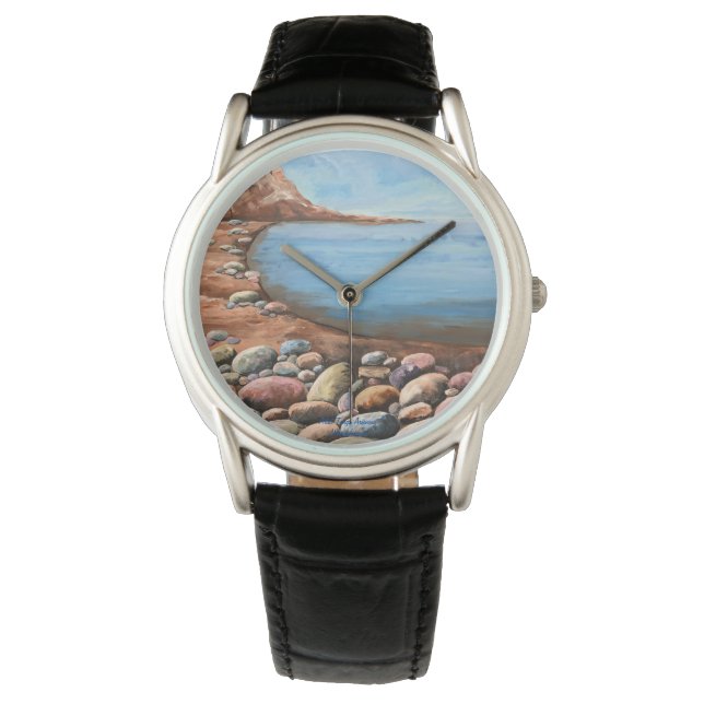 Sea Coast  Browns & Blues Rocky  Watch (Front)