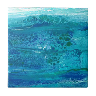 sea colors abstract tile