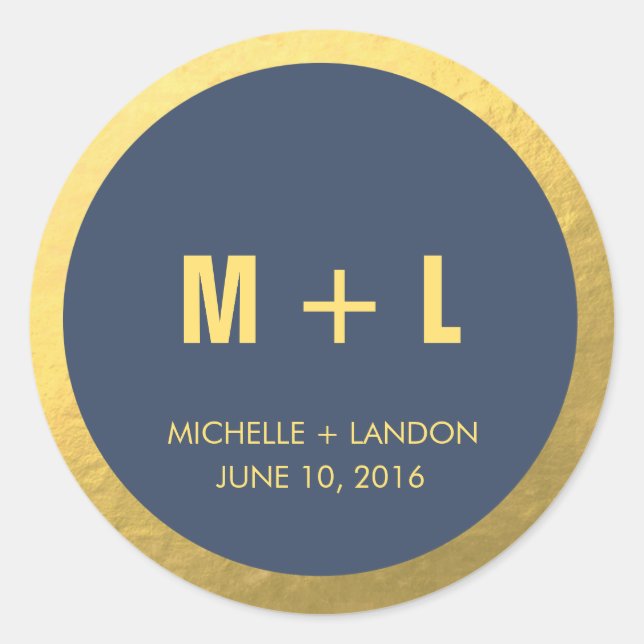 Sea Colors + Foil Stickers | Weddings (Front)