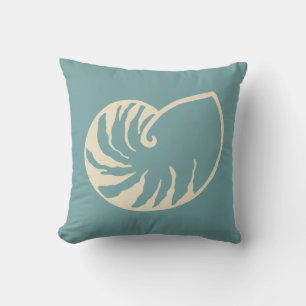 Sea Coral Nautilus Pillow