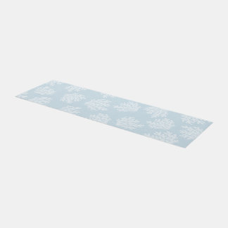 Sea Coral Silhouette | Columbia Blue Outdoor Rug