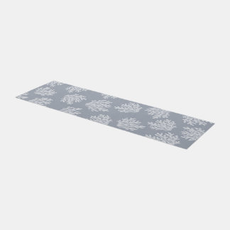 Sea Coral Silhouette | Cool Gray Outdoor Rug