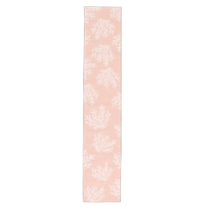 Sea Coral Silhouette Jazz Age Coral Medium Table Runner