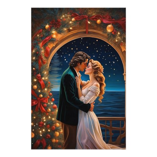   Sea Couple Romance AP51 Christmas Fantasy Photo Print