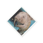 Sea Cow Swimming Paper Napkins