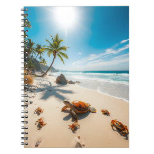 Sea  Crabs on Tropical Beach – Serene Ocea Notebook